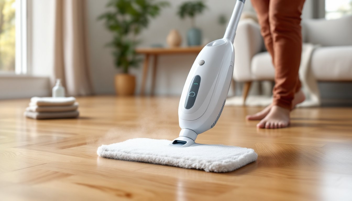 steam mop hardwood