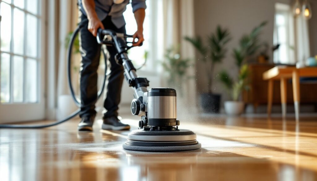 hard wood floor polisher