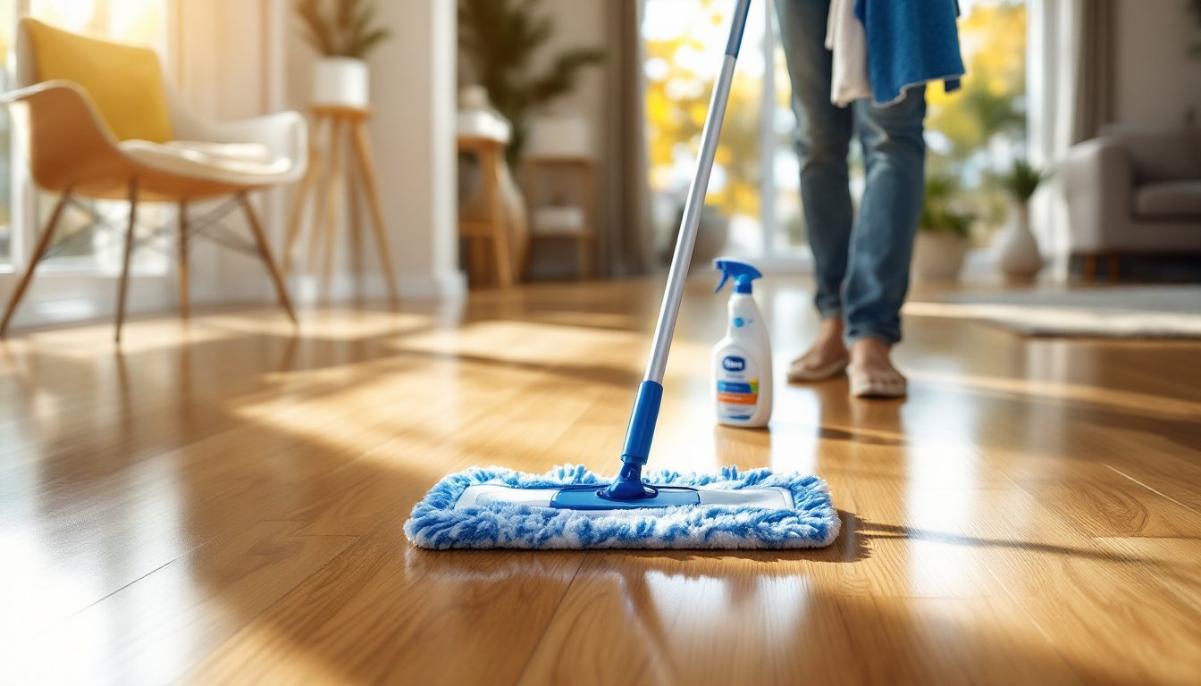 cleaning hardwood floors with bona