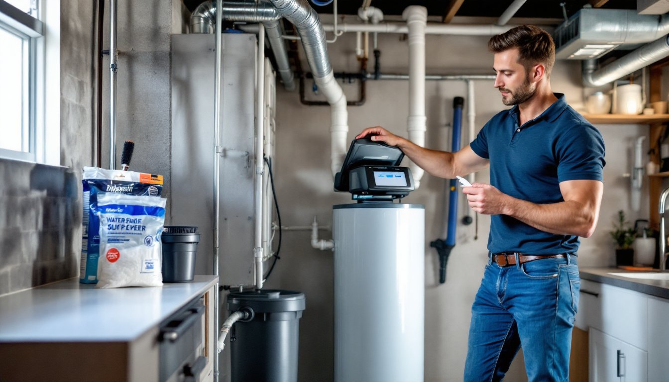 water softener maintenance