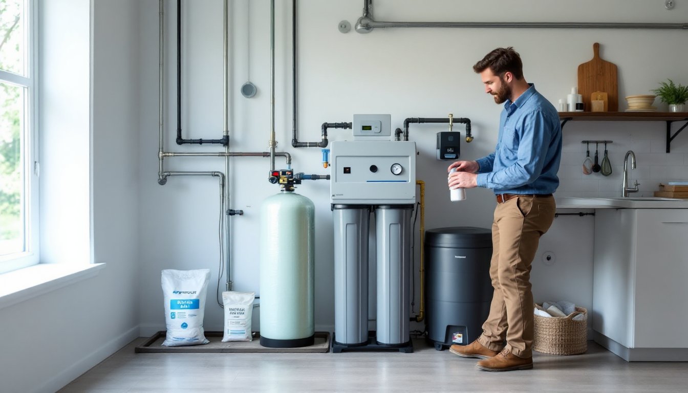 water softener system maintenance